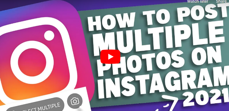 How to post multiple photos on Instagram in 2022 Step By Step Guide