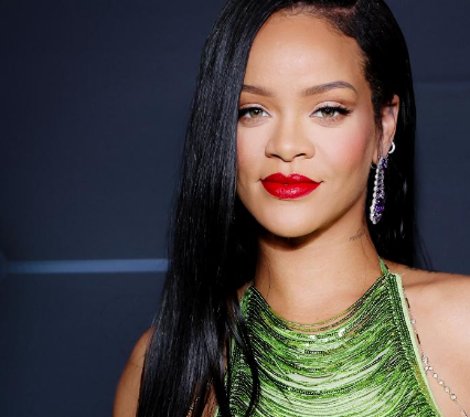 Billionaire beauty Rihanna shows off enormous baby bump in unbuttoned satin blouse | UK News